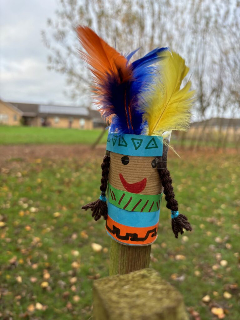 Native American experience day&#8230;, Copthill School