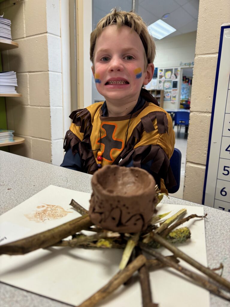 Native American experience day&#8230;, Copthill School