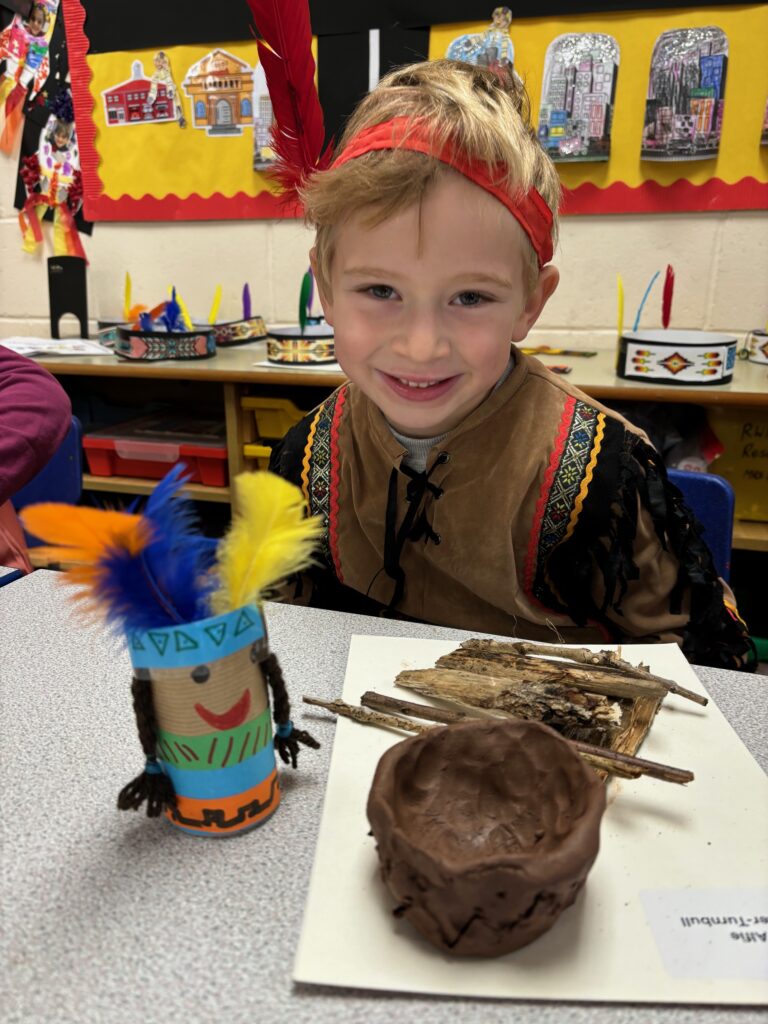 Native American experience day&#8230;, Copthill School