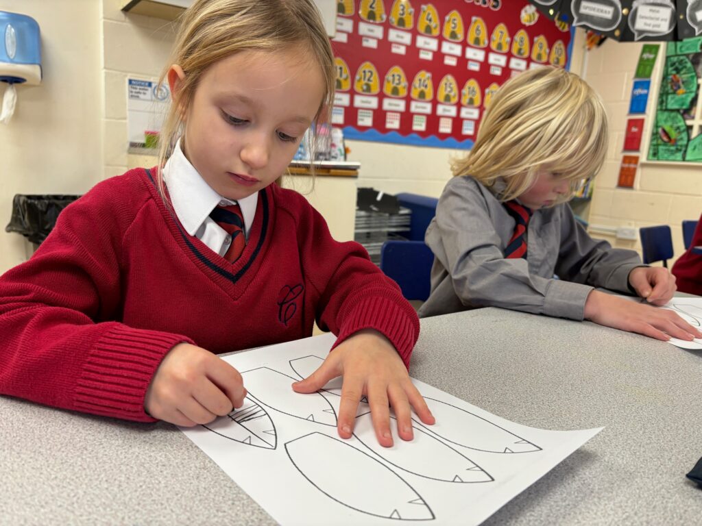 Native American Indian Headdress Art, Copthill School