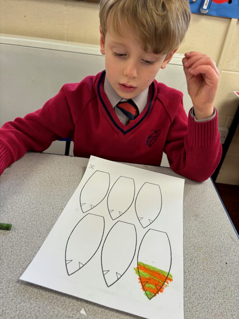 Native American Indian Headdress Art, Copthill School