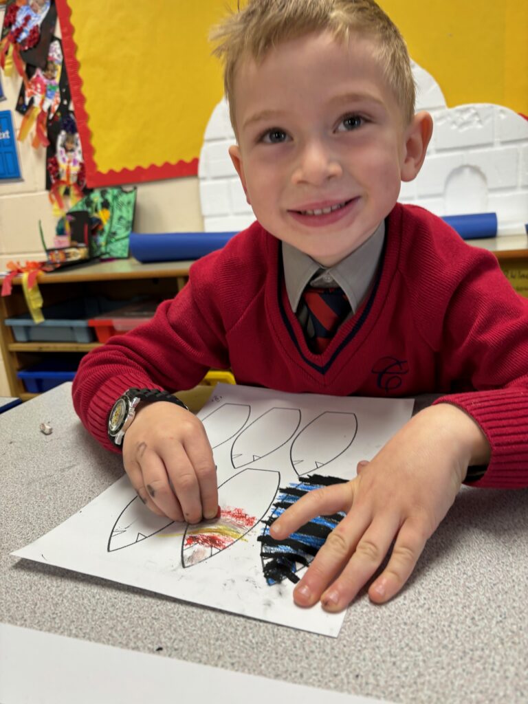 Native American Indian Headdress Art, Copthill School