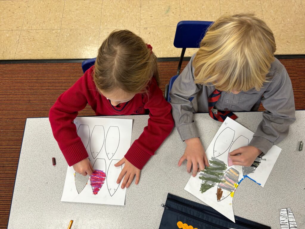 Native American Indian Headdress Art, Copthill School