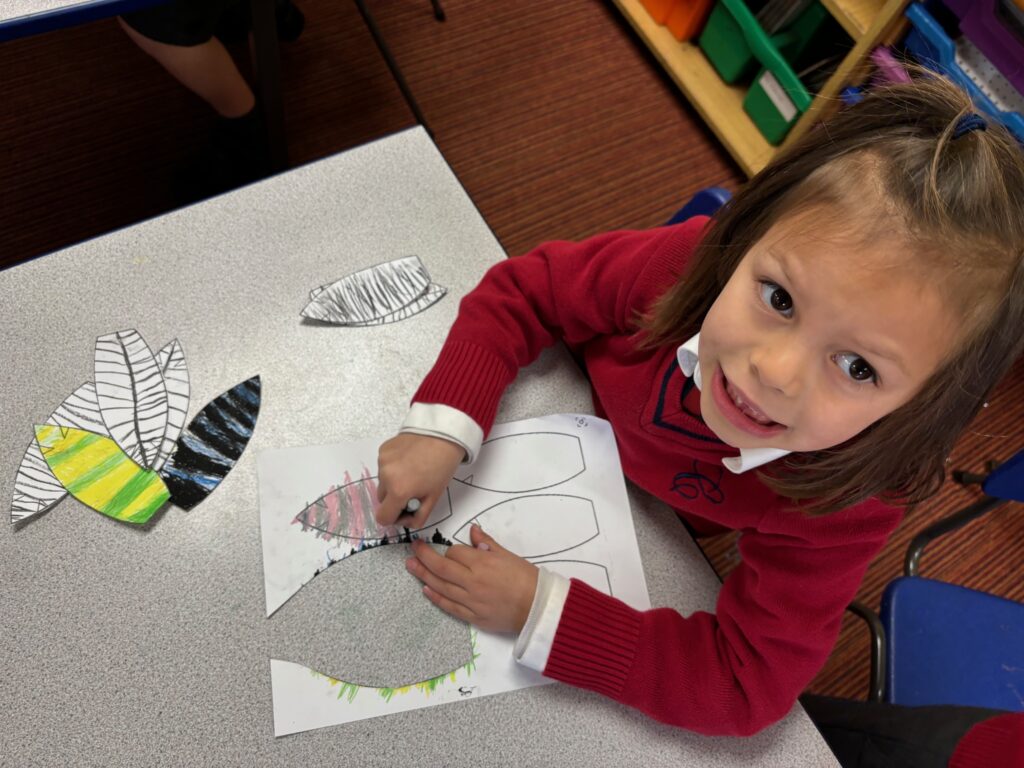 Native American Indian Headdress Art, Copthill School