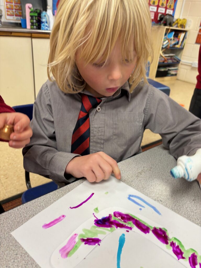 Native American Indian Headdress Art, Copthill School