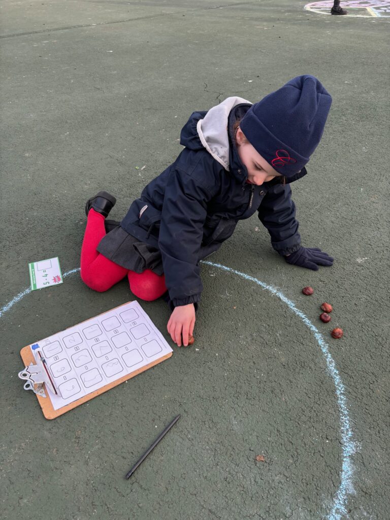 Subtracting from the conker store.., Copthill School