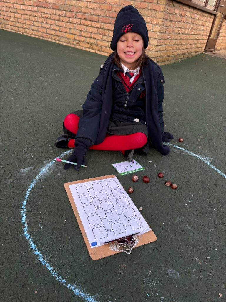 Subtracting from the conker store.., Copthill School