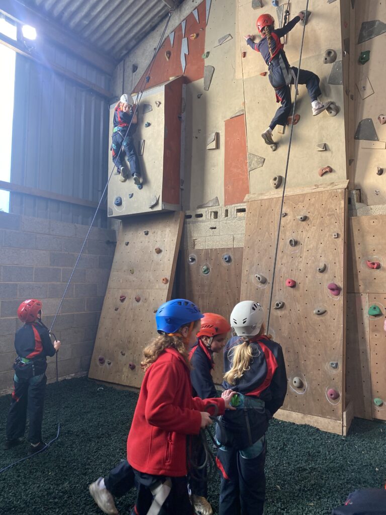 Climbing, Copthill School