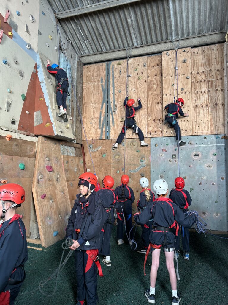 Climbing, Copthill School