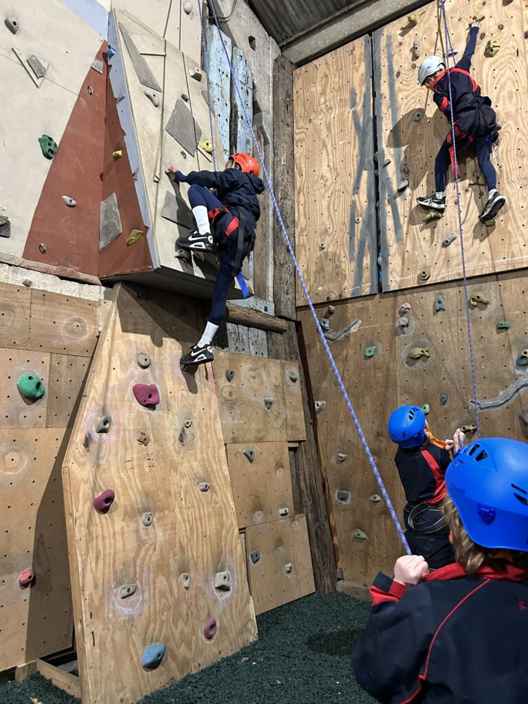 Climbing, Copthill School