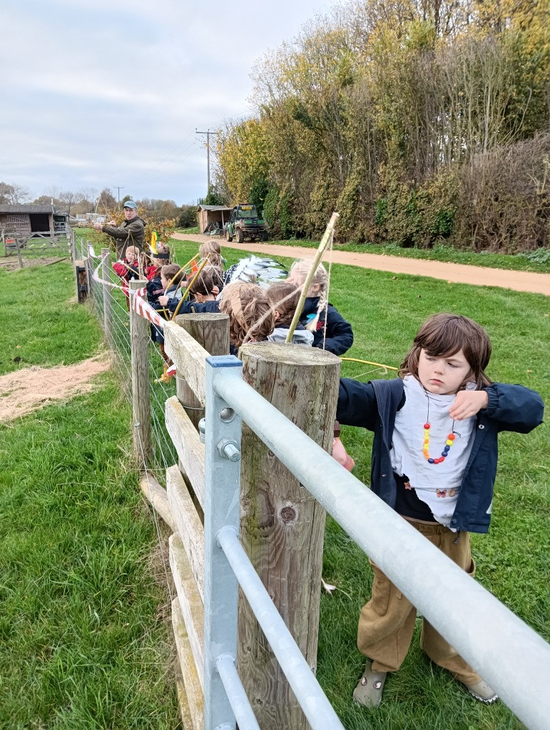 Native American Experience Day at Forest School &#8211; Making Bows and Arrows., Copthill School