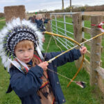 Native American Experience Day at Forest School &#8211; Making Bows and Arrows., Copthill School