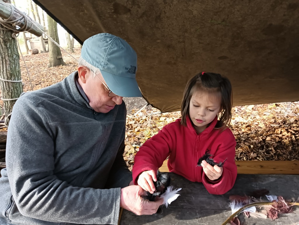 Native American Experience Day at Forest School &#8211; Making Bows and Arrows., Copthill School