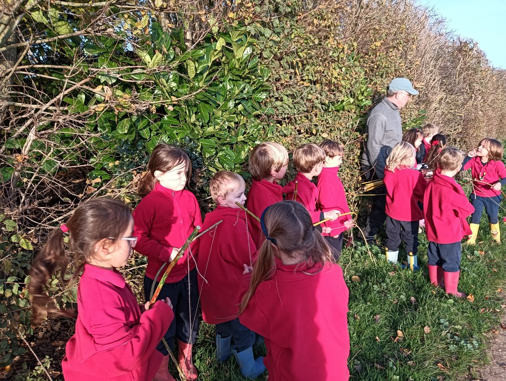 Native American Experience Day at Forest School &#8211; Making Bows and Arrows., Copthill School