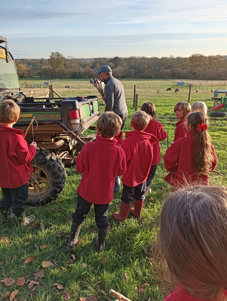 Native American Experience Day at Forest School &#8211; Making Bows and Arrows., Copthill School