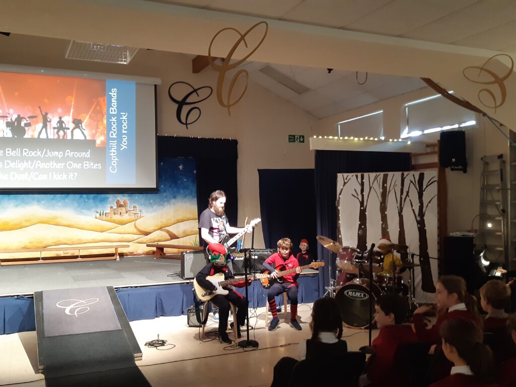 Rocking the house, Copthill School