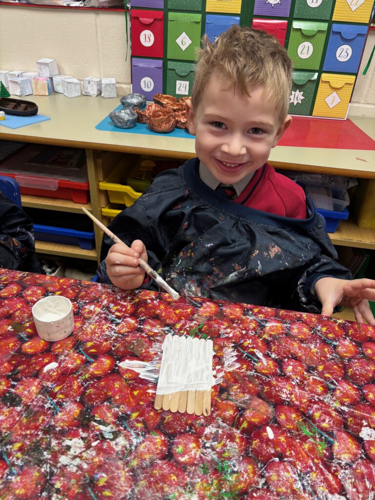 Christmas crafts&#8230;, Copthill School