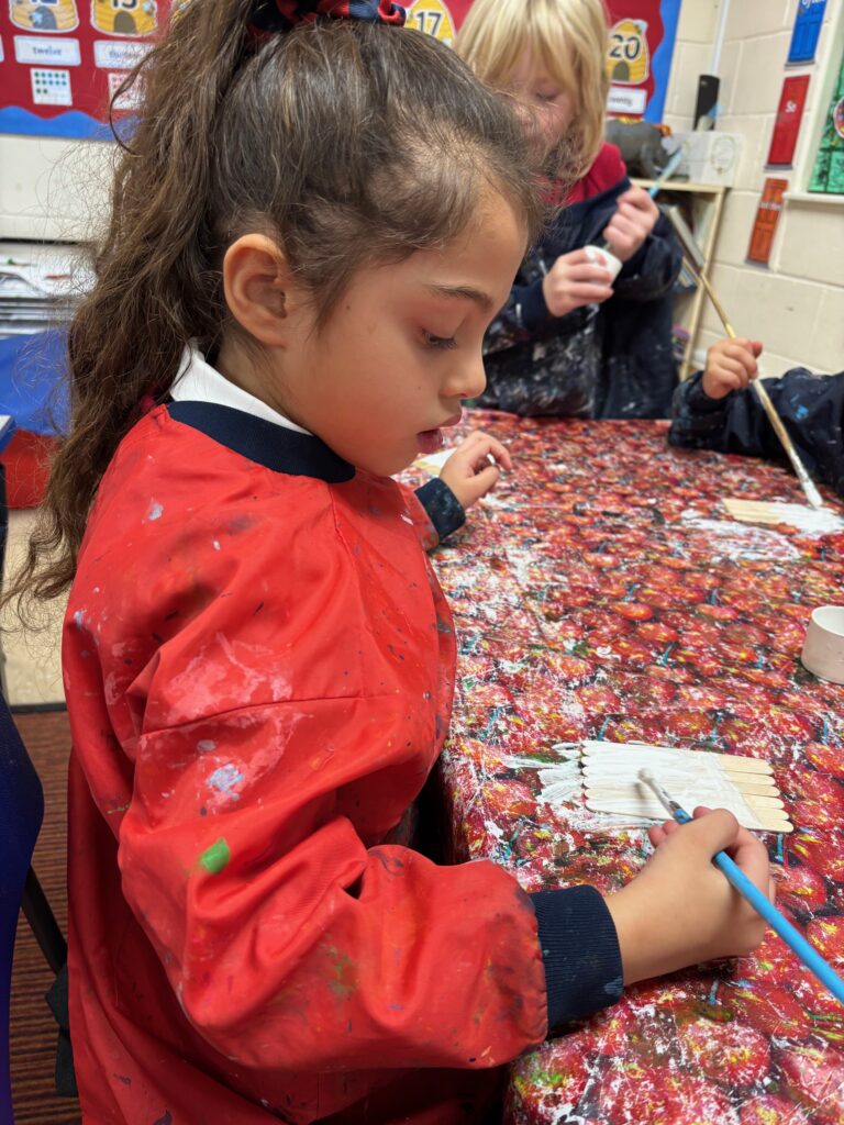 Christmas crafts&#8230;, Copthill School