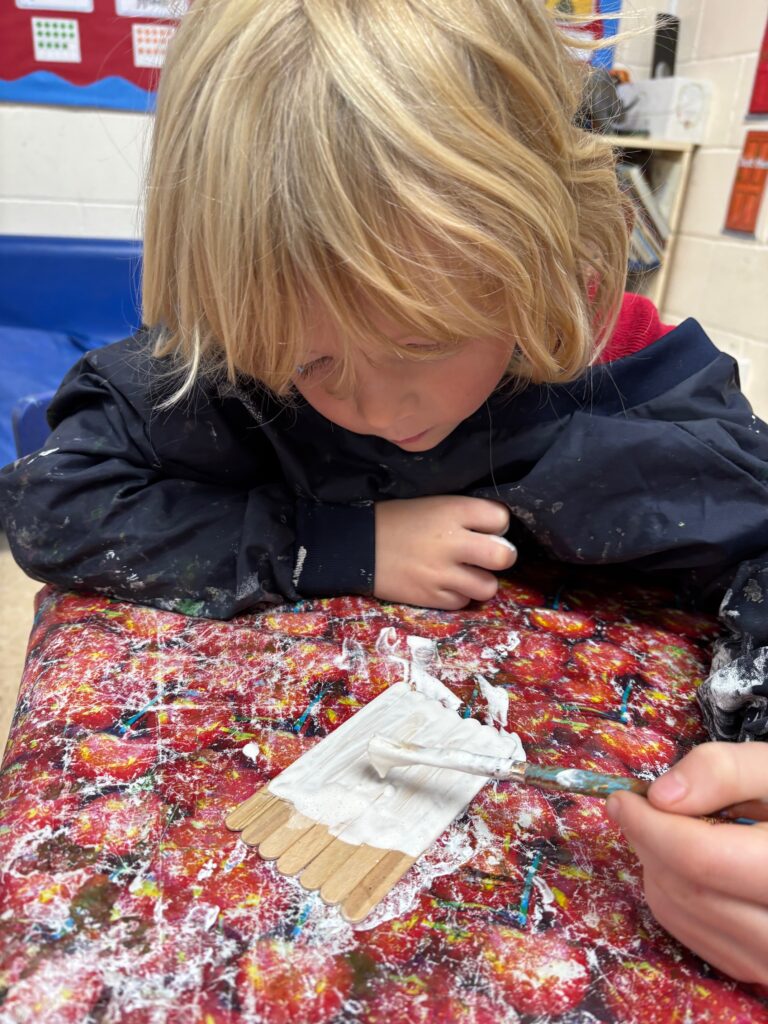 Christmas crafts&#8230;, Copthill School