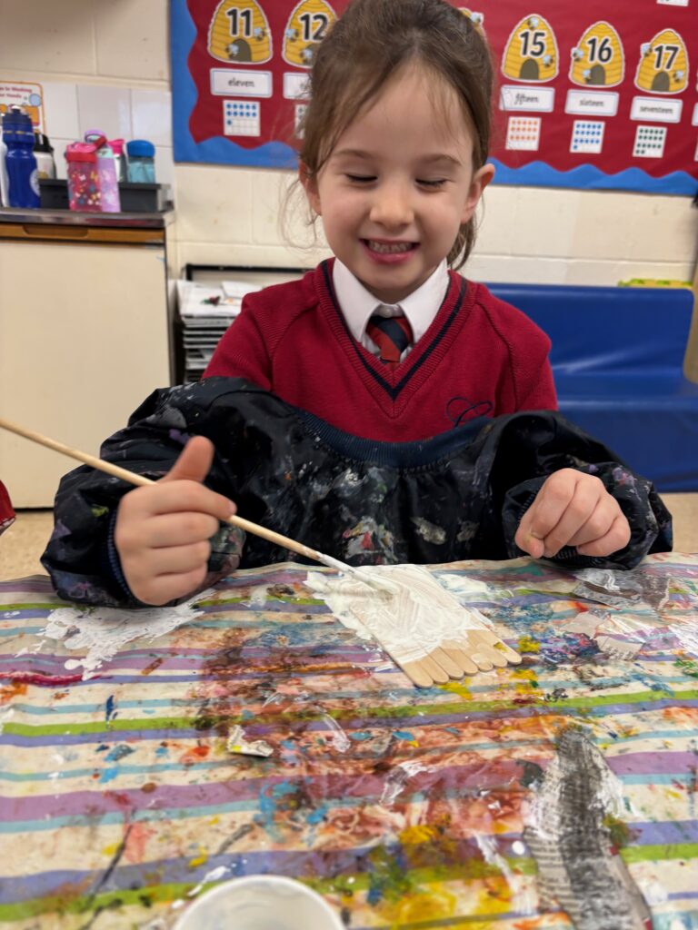 Christmas crafts&#8230;, Copthill School