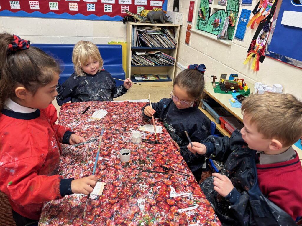 Christmas crafts&#8230;, Copthill School