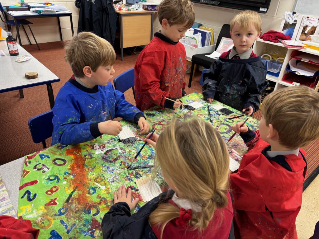 Christmas crafts&#8230;, Copthill School