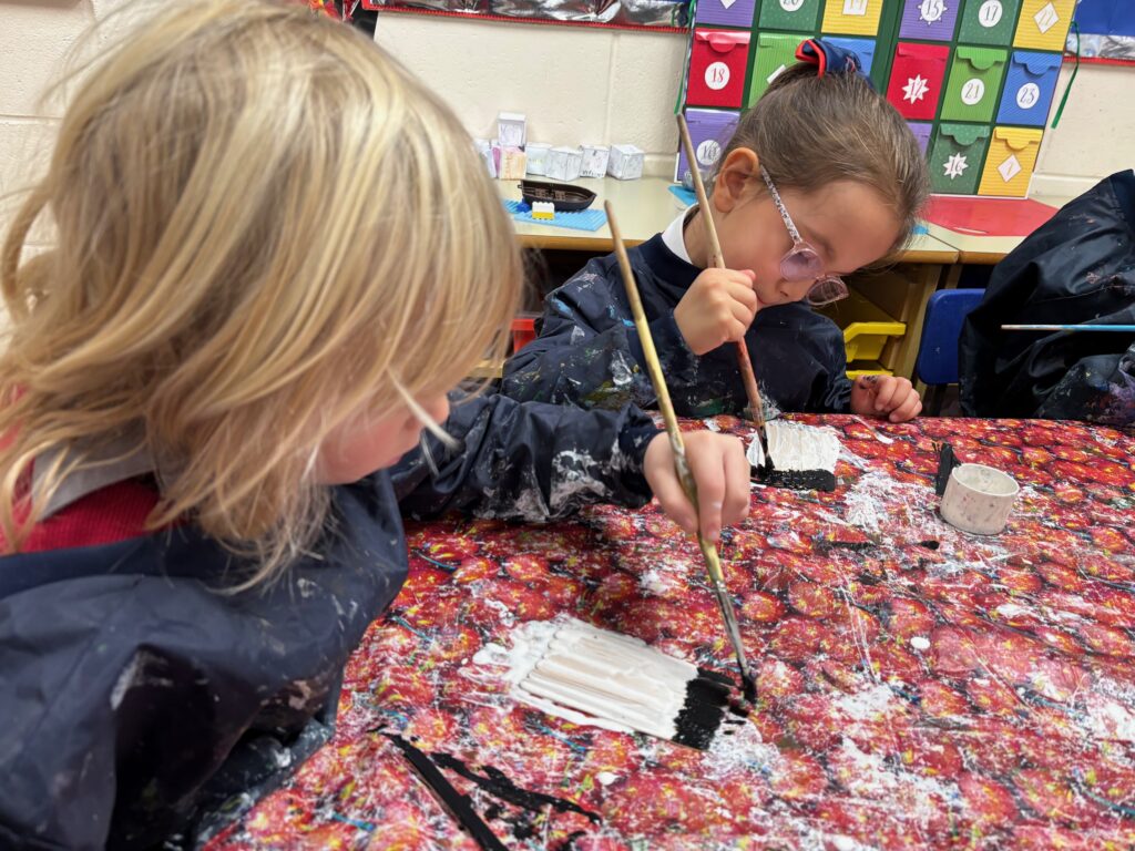 Christmas crafts&#8230;, Copthill School