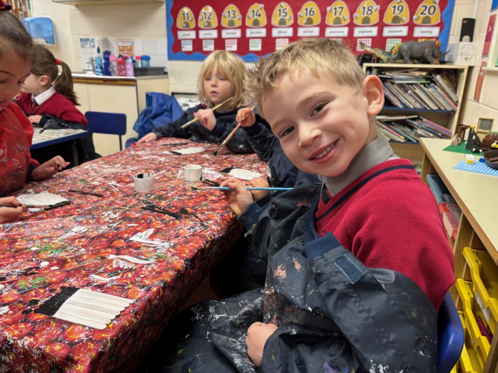 Christmas crafts&#8230;, Copthill School