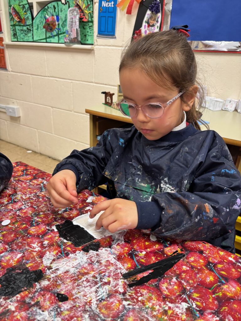 Christmas crafts&#8230;, Copthill School