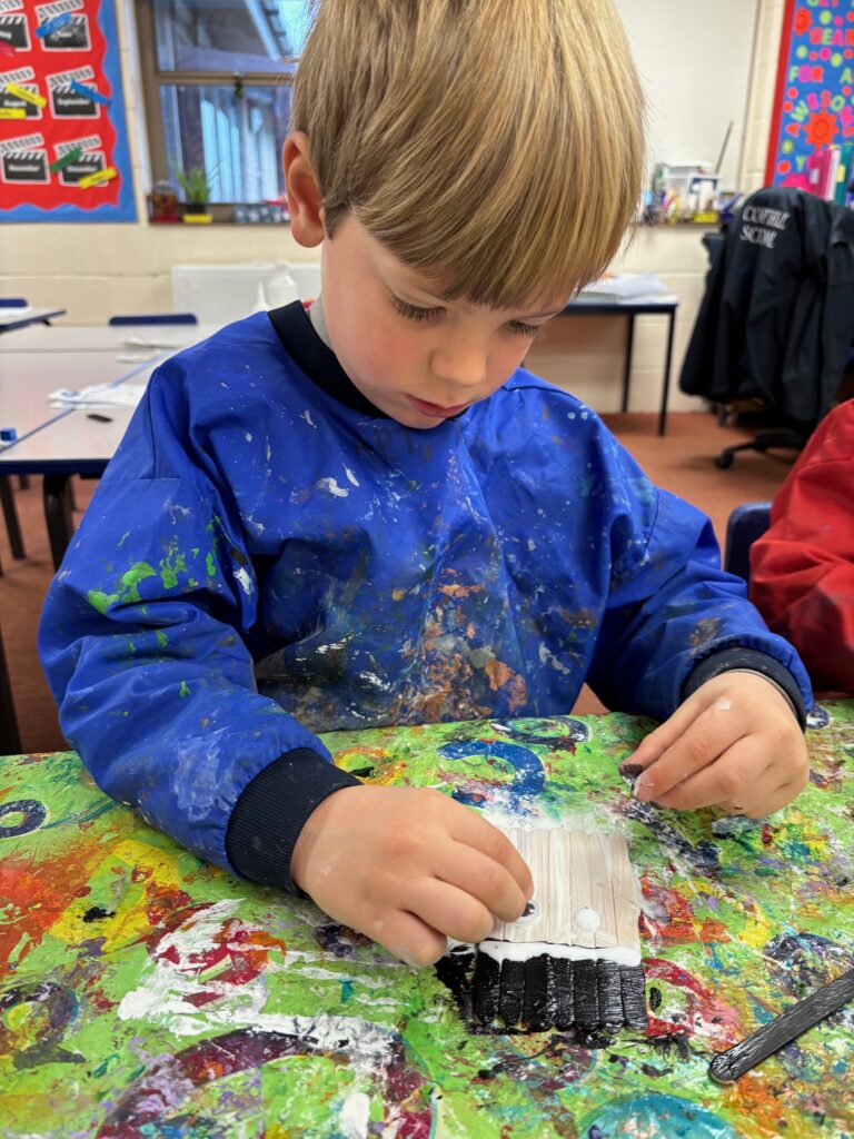 Christmas crafts&#8230;, Copthill School