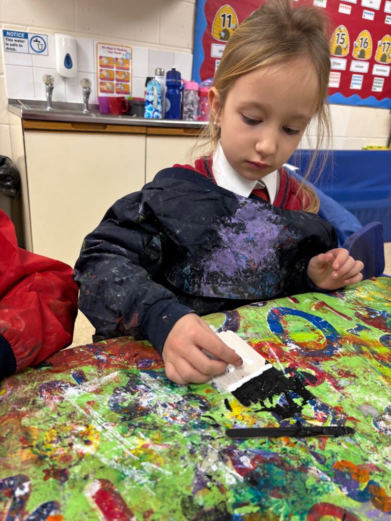 Christmas crafts&#8230;, Copthill School