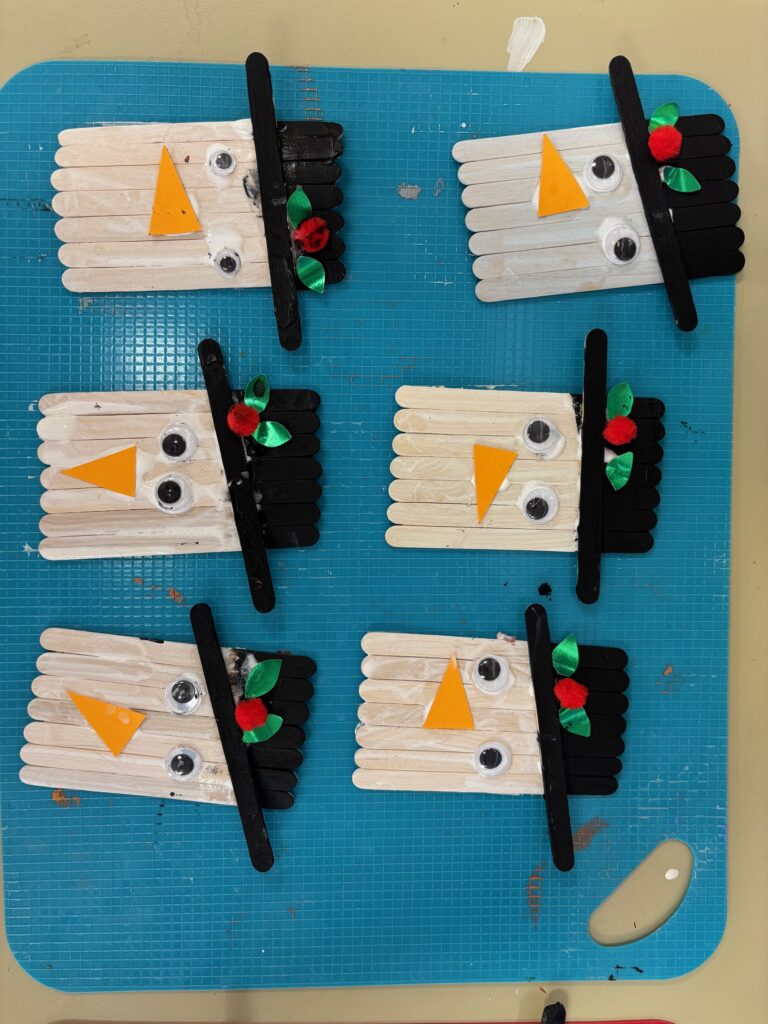 Christmas crafts&#8230;, Copthill School