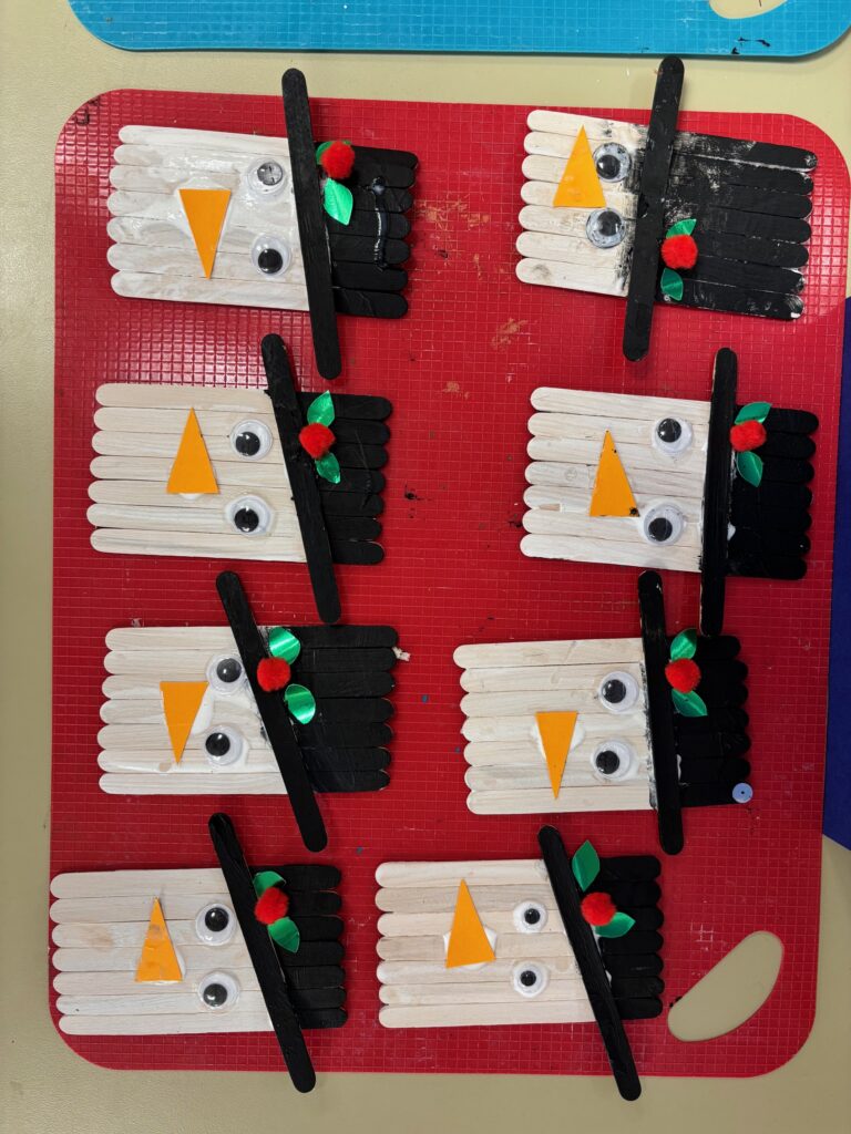 Christmas crafts&#8230;, Copthill School