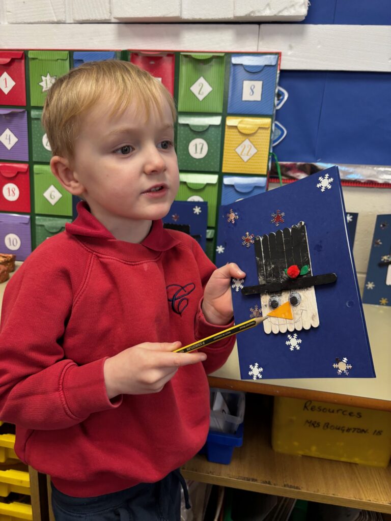 Christmas crafts&#8230;, Copthill School