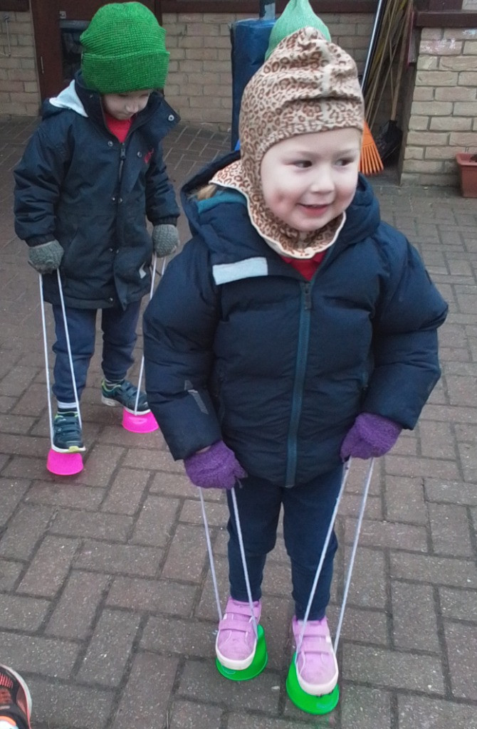 On yer bike Tim Peake!, Copthill School