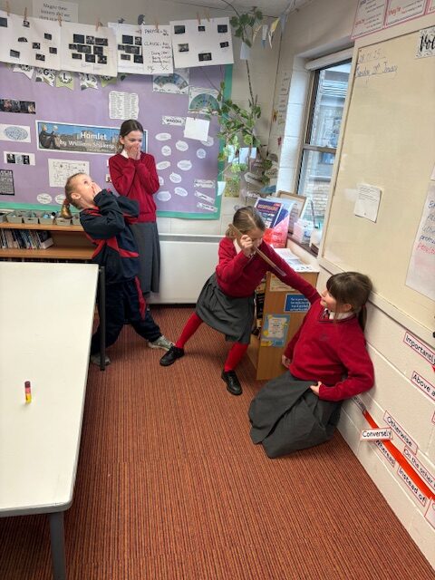 Hamlet- 5 Act Freeze frames, Copthill School