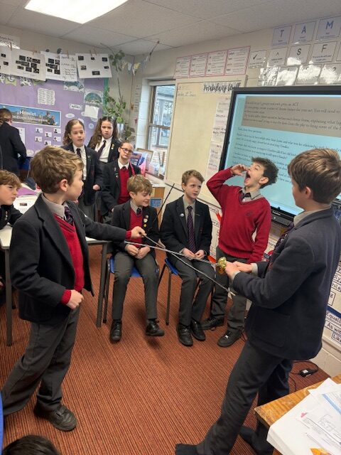 Hamlet- 5 Act Freeze frames, Copthill School