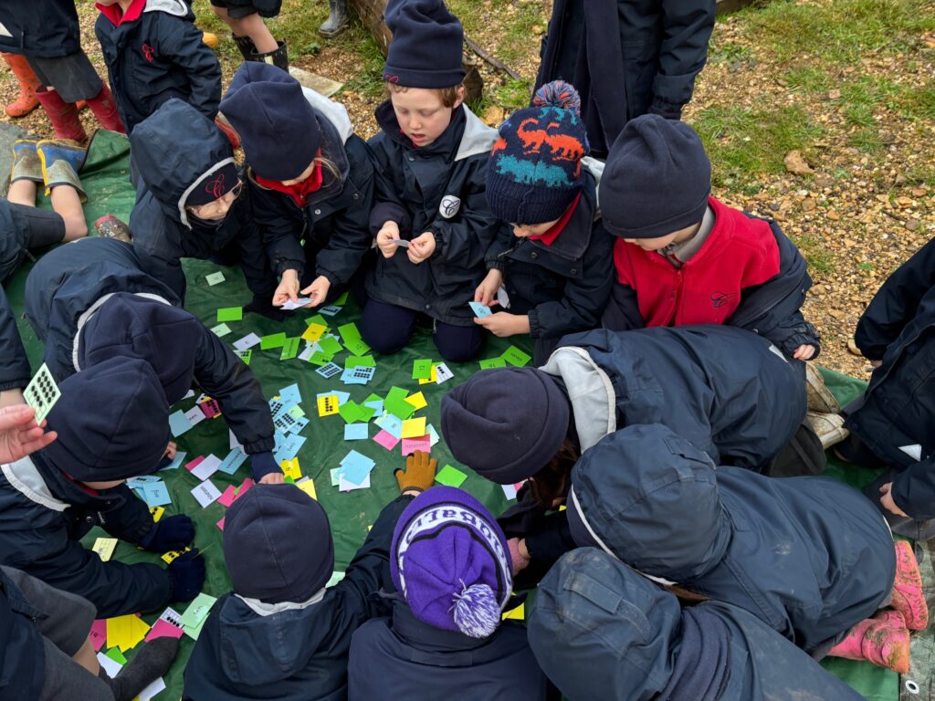 A fresh outside maths lesson in the great outdoors&#8230;, Copthill School