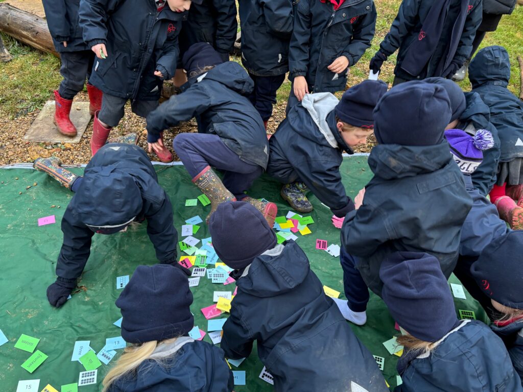 A fresh outside maths lesson in the great outdoors&#8230;, Copthill School