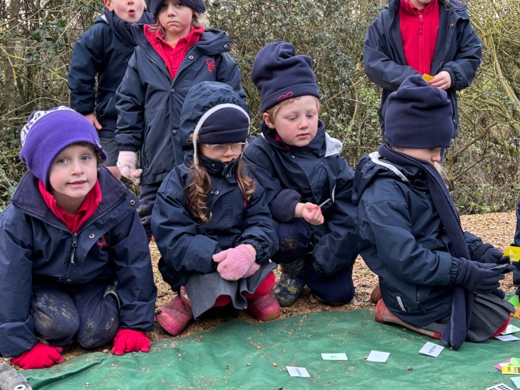 A fresh outside maths lesson in the great outdoors&#8230;, Copthill School