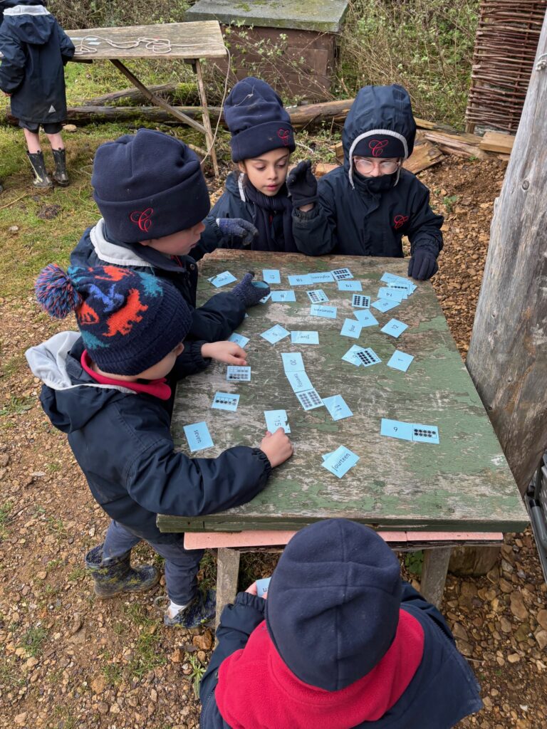 A fresh outside maths lesson in the great outdoors&#8230;, Copthill School