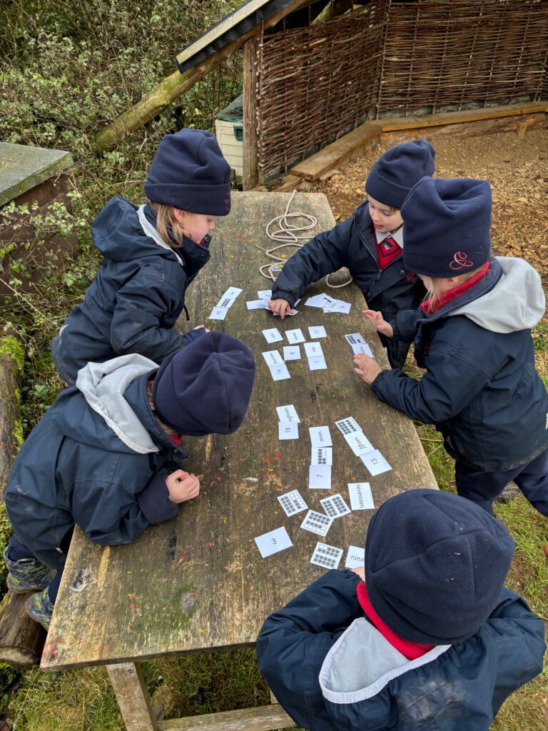 A fresh outside maths lesson in the great outdoors&#8230;, Copthill School