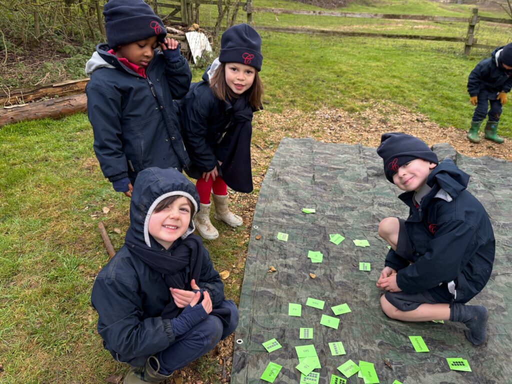 A fresh outside maths lesson in the great outdoors&#8230;, Copthill School