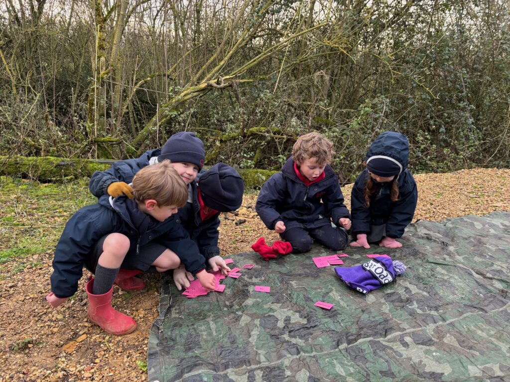 A fresh outside maths lesson in the great outdoors&#8230;, Copthill School