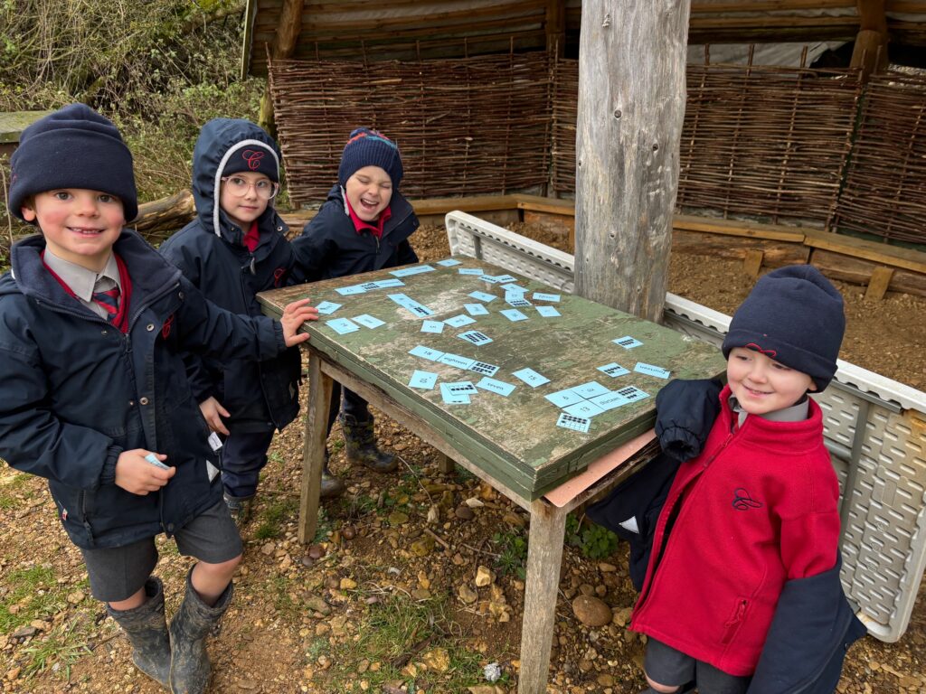 A fresh outside maths lesson in the great outdoors&#8230;, Copthill School