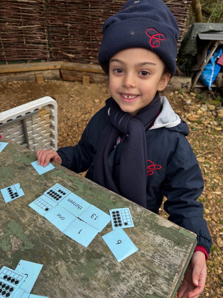 A fresh outside maths lesson in the great outdoors&#8230;, Copthill School