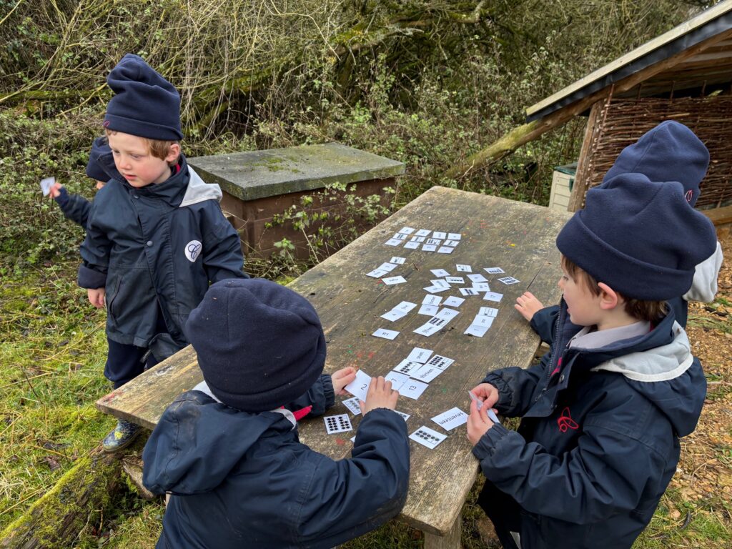 A fresh outside maths lesson in the great outdoors&#8230;, Copthill School