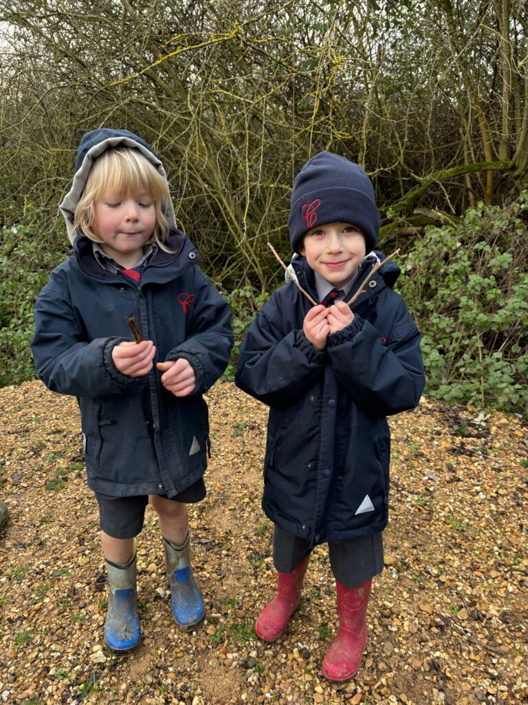 A fresh outside maths lesson in the great outdoors&#8230;, Copthill School