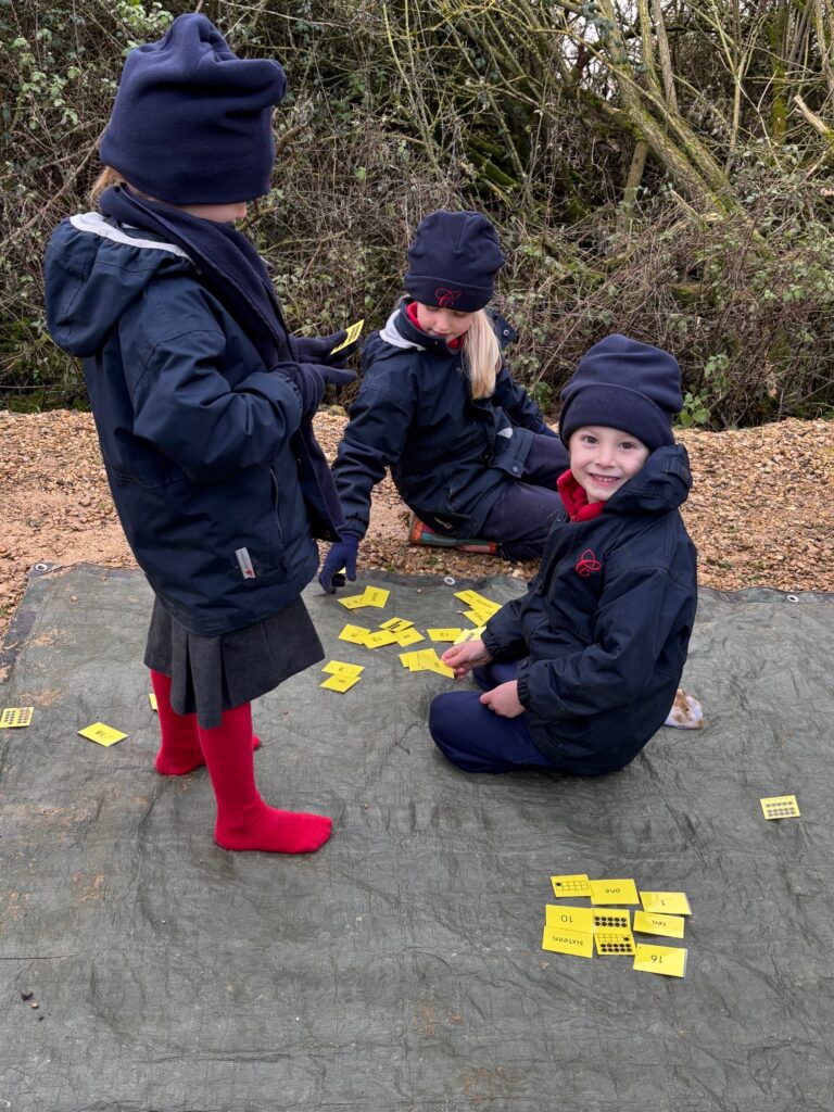 A fresh outside maths lesson in the great outdoors&#8230;, Copthill School