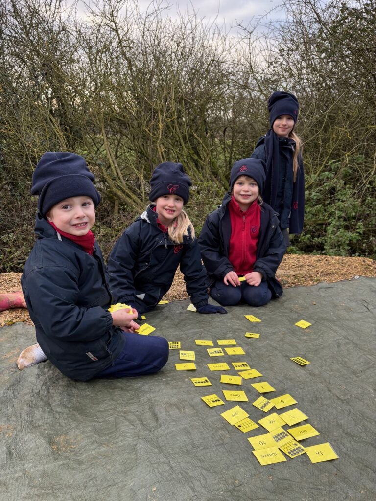 A fresh outside maths lesson in the great outdoors&#8230;, Copthill School